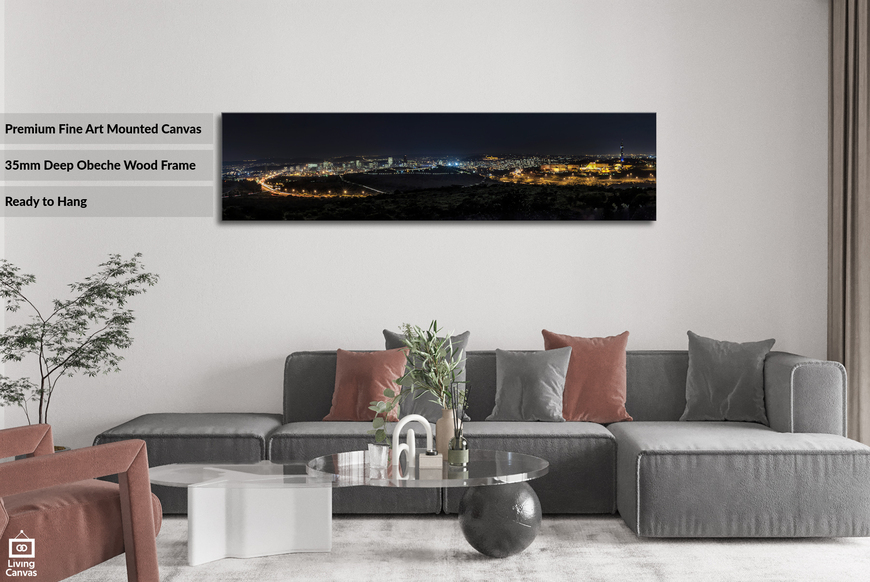 Pretoria Tshwane Skyline Extra Wide Panoramic Landscape Print