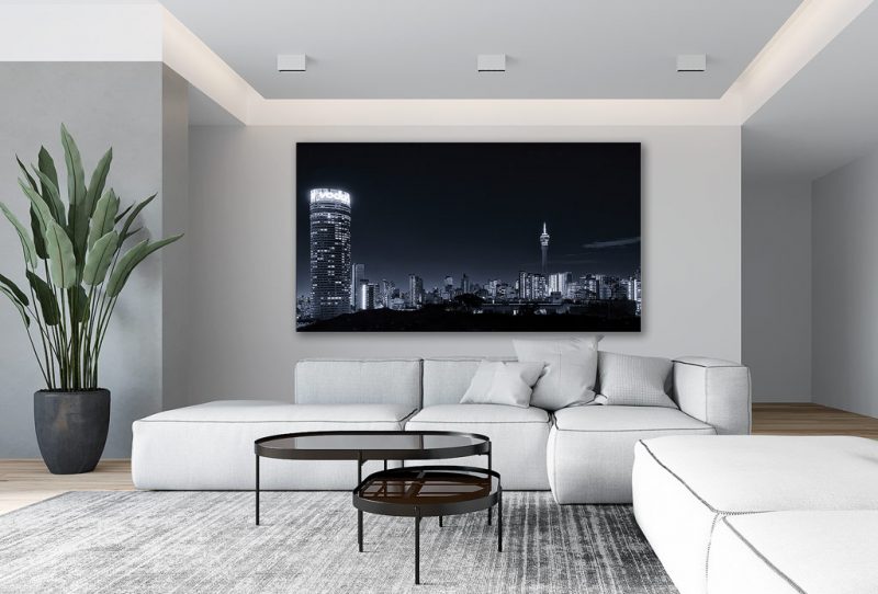 Johannesburg City Skyline Panorama Canvas Wall Art Print