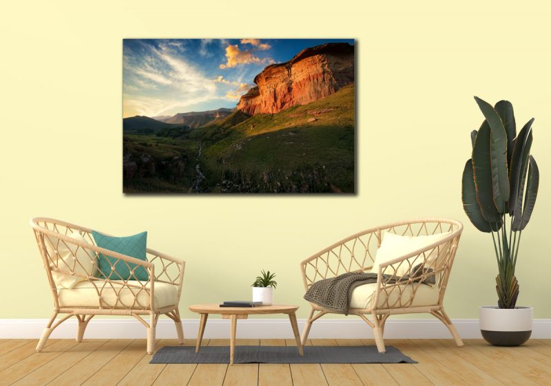 Golden Gate National Park Clarens Landscape Canvas Art Print