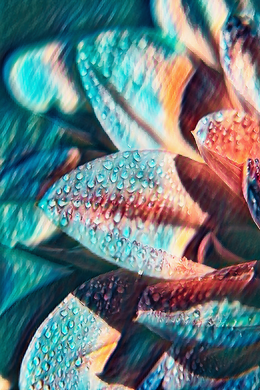 Modern Floral Art Print III Colourful Printed Wall Art