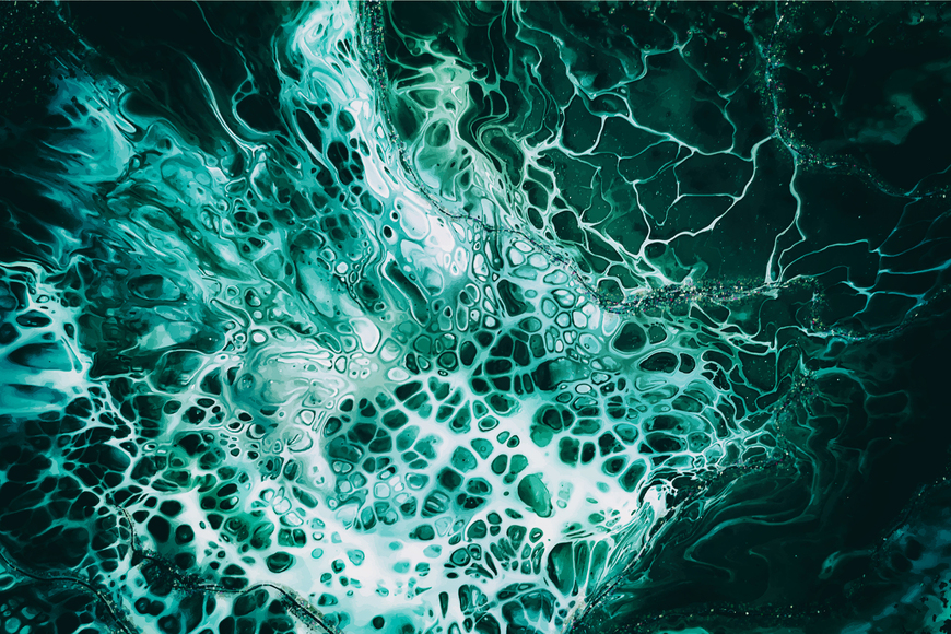 Green Paint Texture Canvas Wall Art Pix