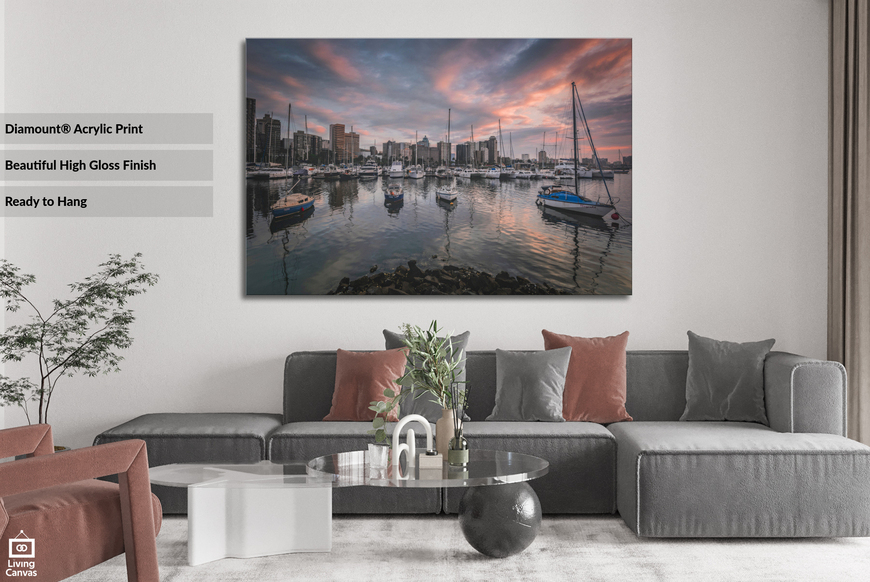 Durban harbour • Wall Art of the Heartbeat of Durban