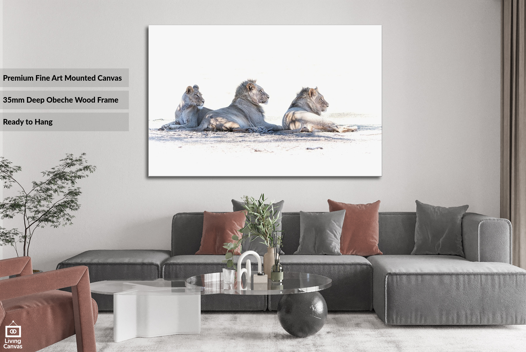 Visualizing the Hunt • High Key African Wildlife Wall Arts