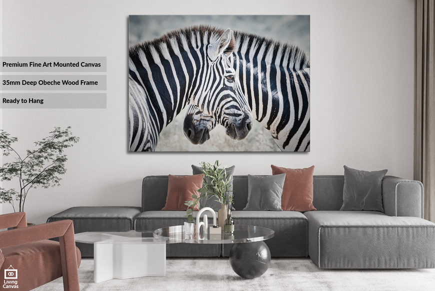 Confusing Zebra Stripes • Abstract Wildlife Wall Art