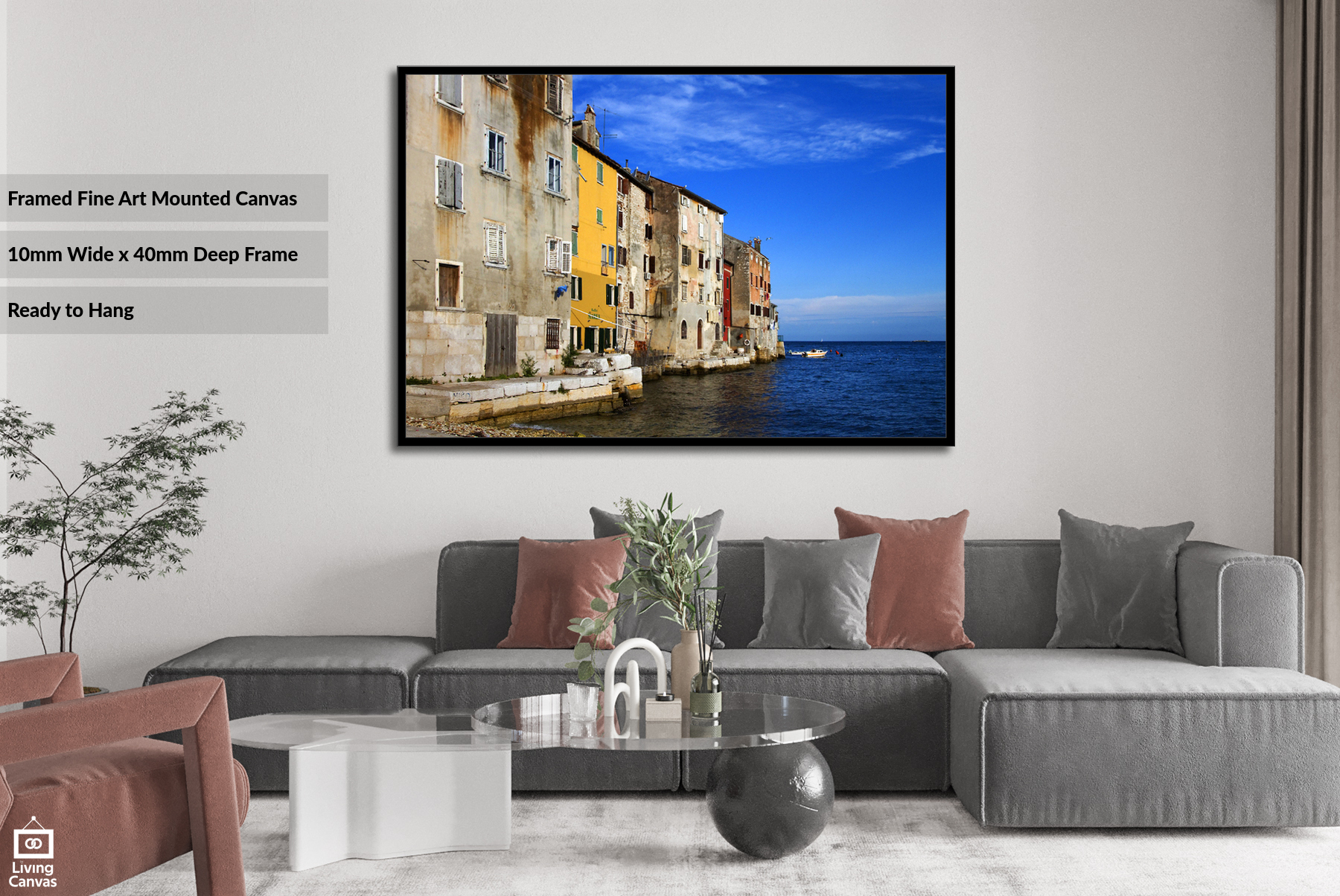 Waters Edge • Travel Destinations Canvas Wall Art