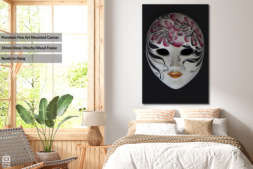 Mask • Beautiful Canvas Art for Bedroom or Lounge