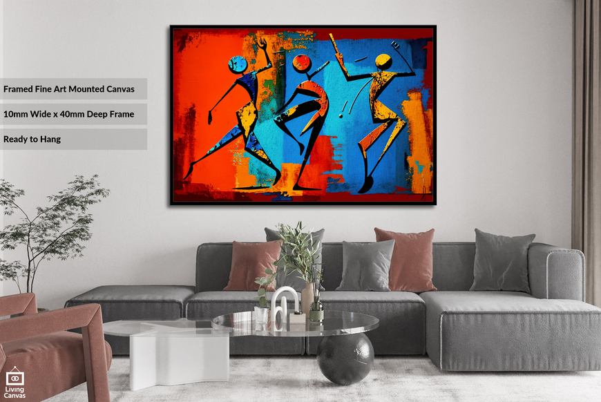 African Dance • Framed & Canvas Wall Art