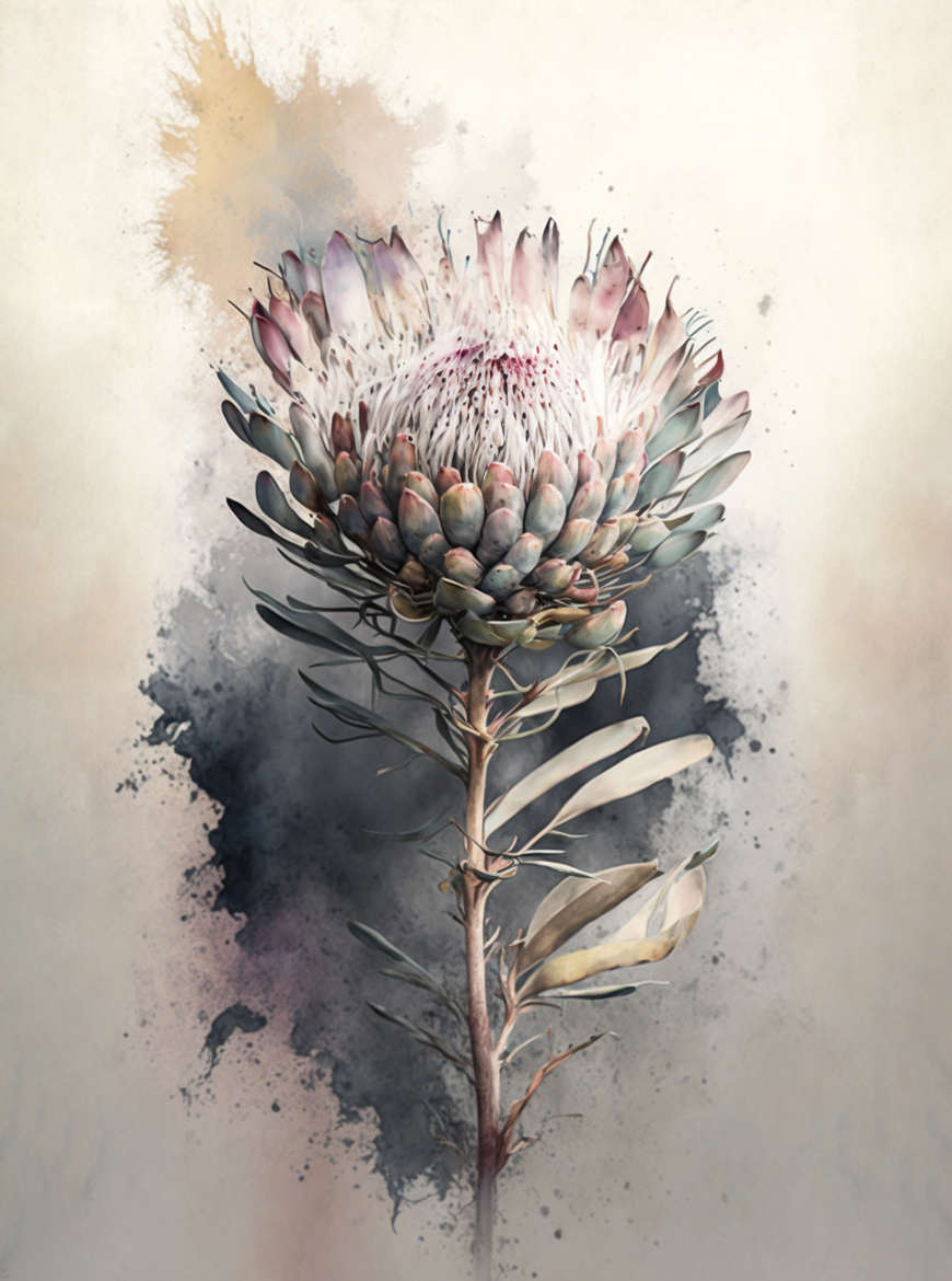 Wall Art South Africa • Fine Art King Protea Series