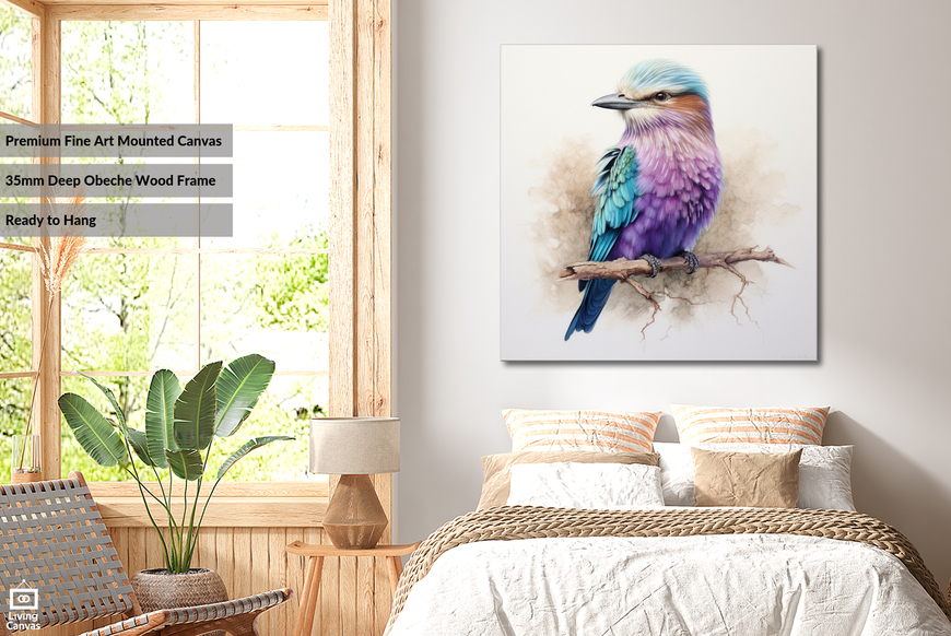 Lilac Breasted Roller • Framed & Canvas Wall Art Pictures