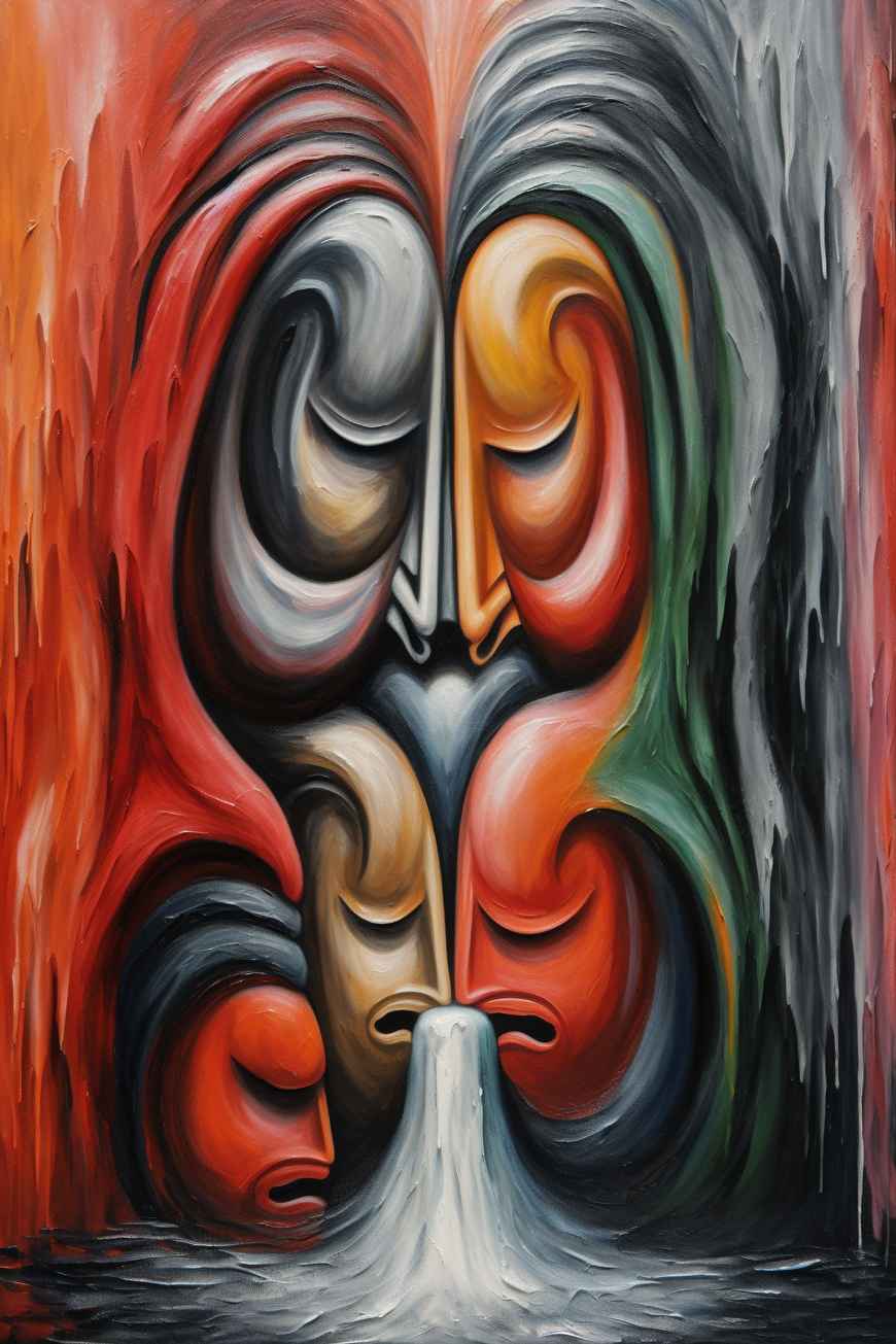 Mourning • Wall Art South Africa • Mounted Canvas & Framed