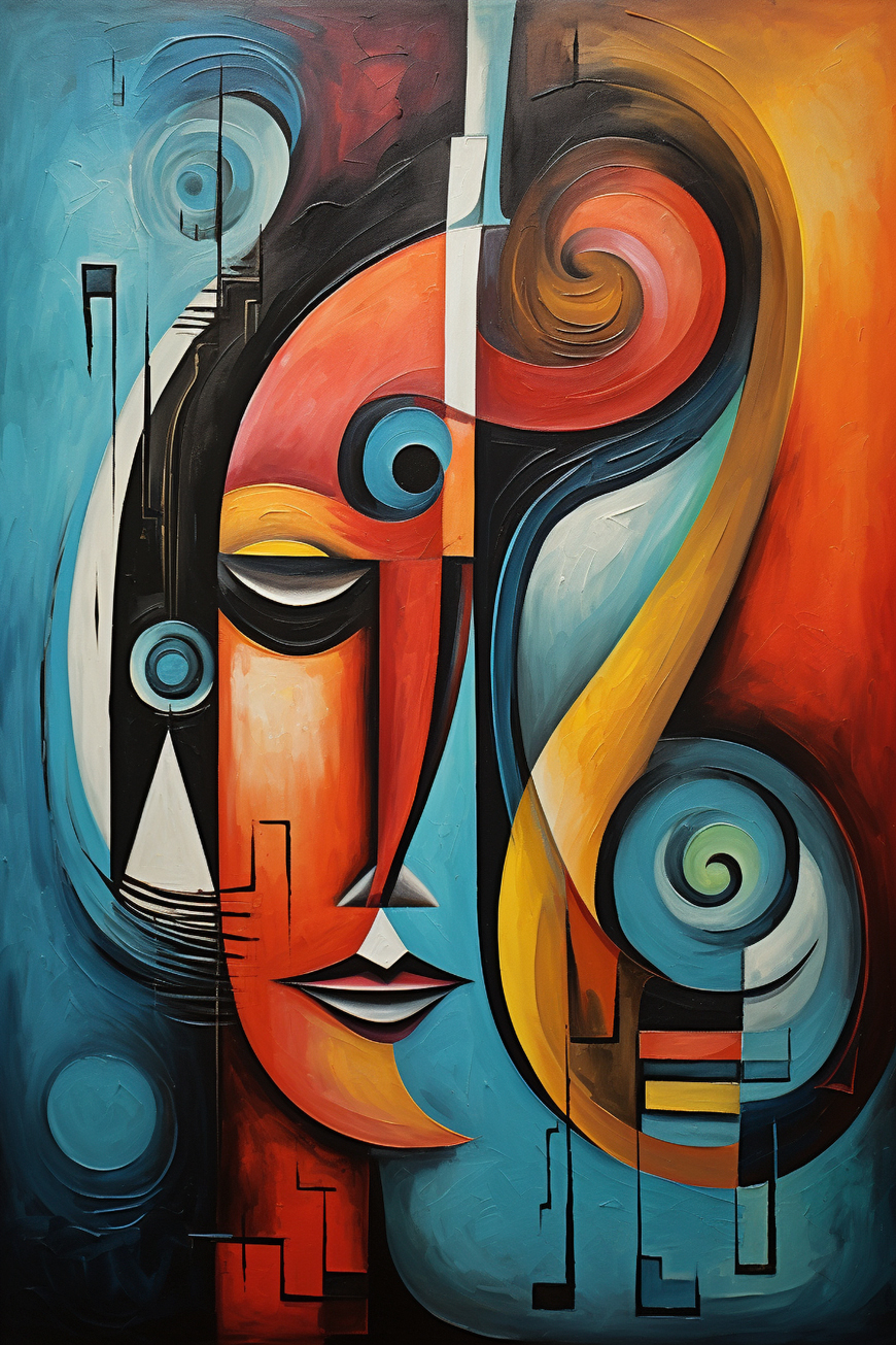 Abstract Faces 3 • Wall Art South Africa • Canvas & Framed
